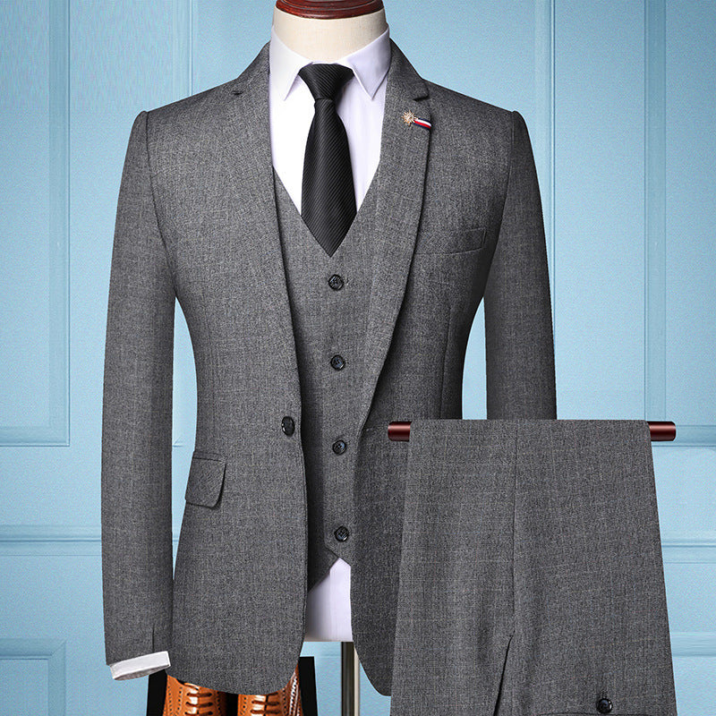 Liam | Classic Three-Piece Men's Suit – Customisable Set