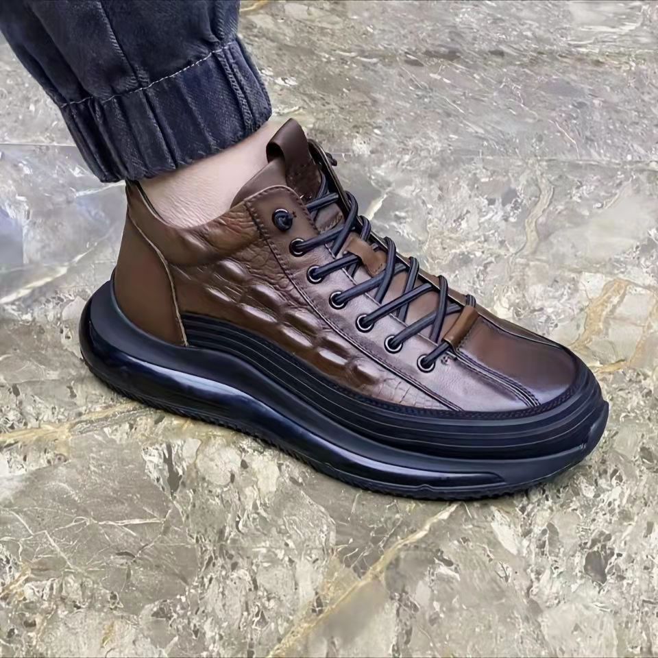 Men's Warm Air Cushion Sneakers Non-Slip Casual Shoes