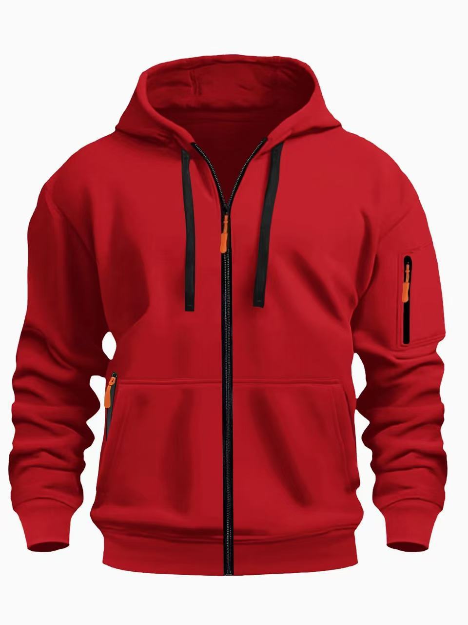Evan | Wool-Lined Zip-Up Hooded Sweatshirt
