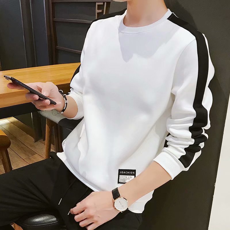 Men's Long Sleeve T-Shirt – Casual Autumn Crew Neck Tee
