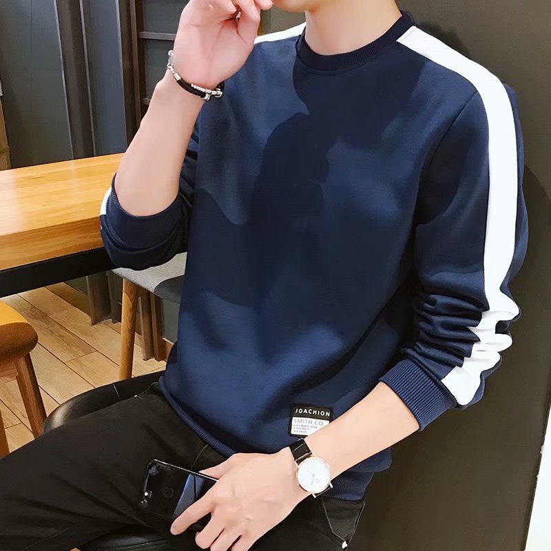 Men's Long Sleeve T-Shirt – Casual Autumn Crew Neck Tee