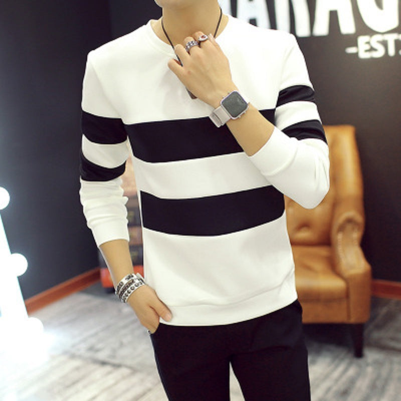 Men's Long Sleeve T-Shirt – Casual Autumn Crew Neck Tee