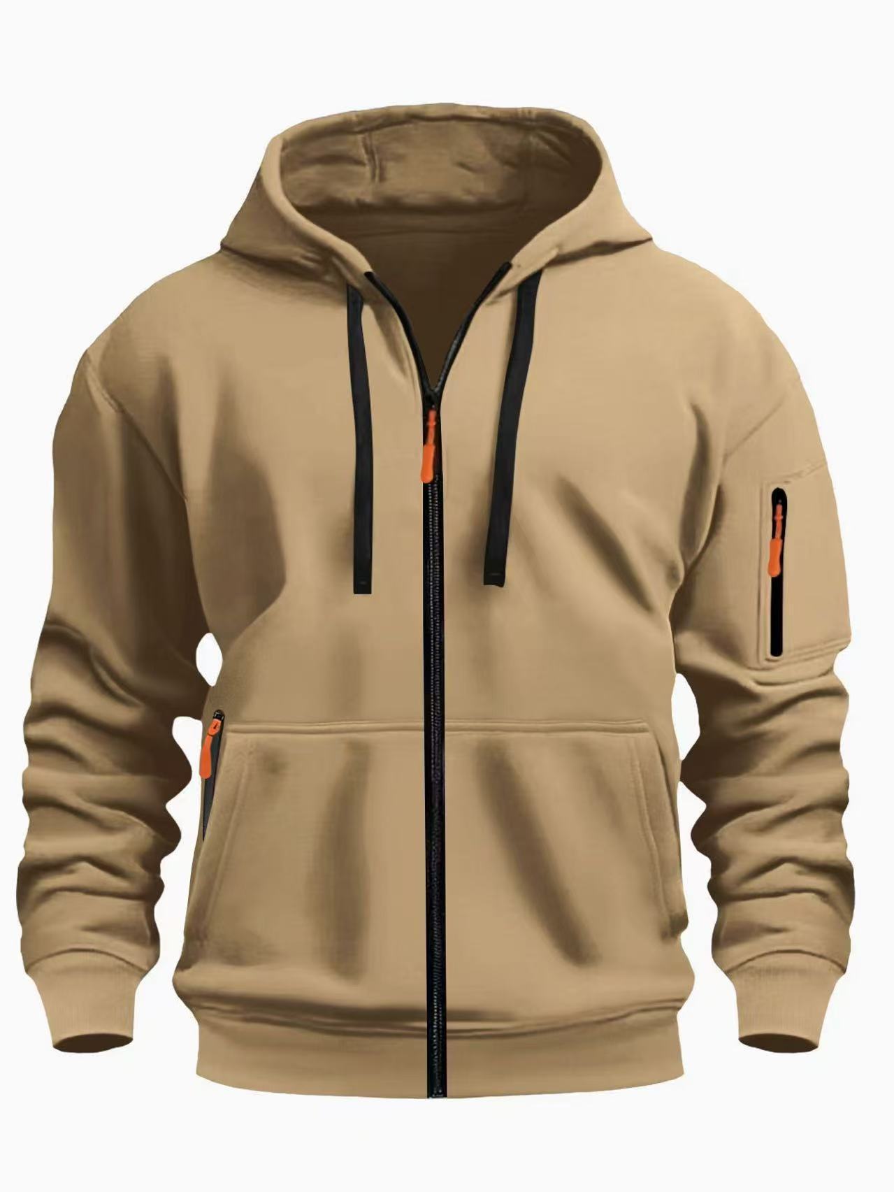 Evan | Wool-Lined Zip-Up Hooded Sweatshirt