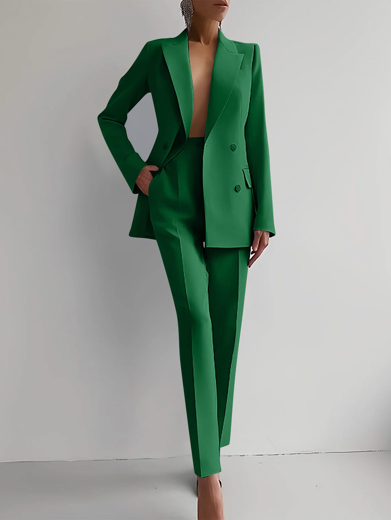 Camille | Women's Slim Fit Blazer & Trousers Set
