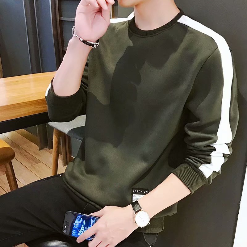 Men's Long Sleeve T-Shirt – Casual Autumn Crew Neck Tee