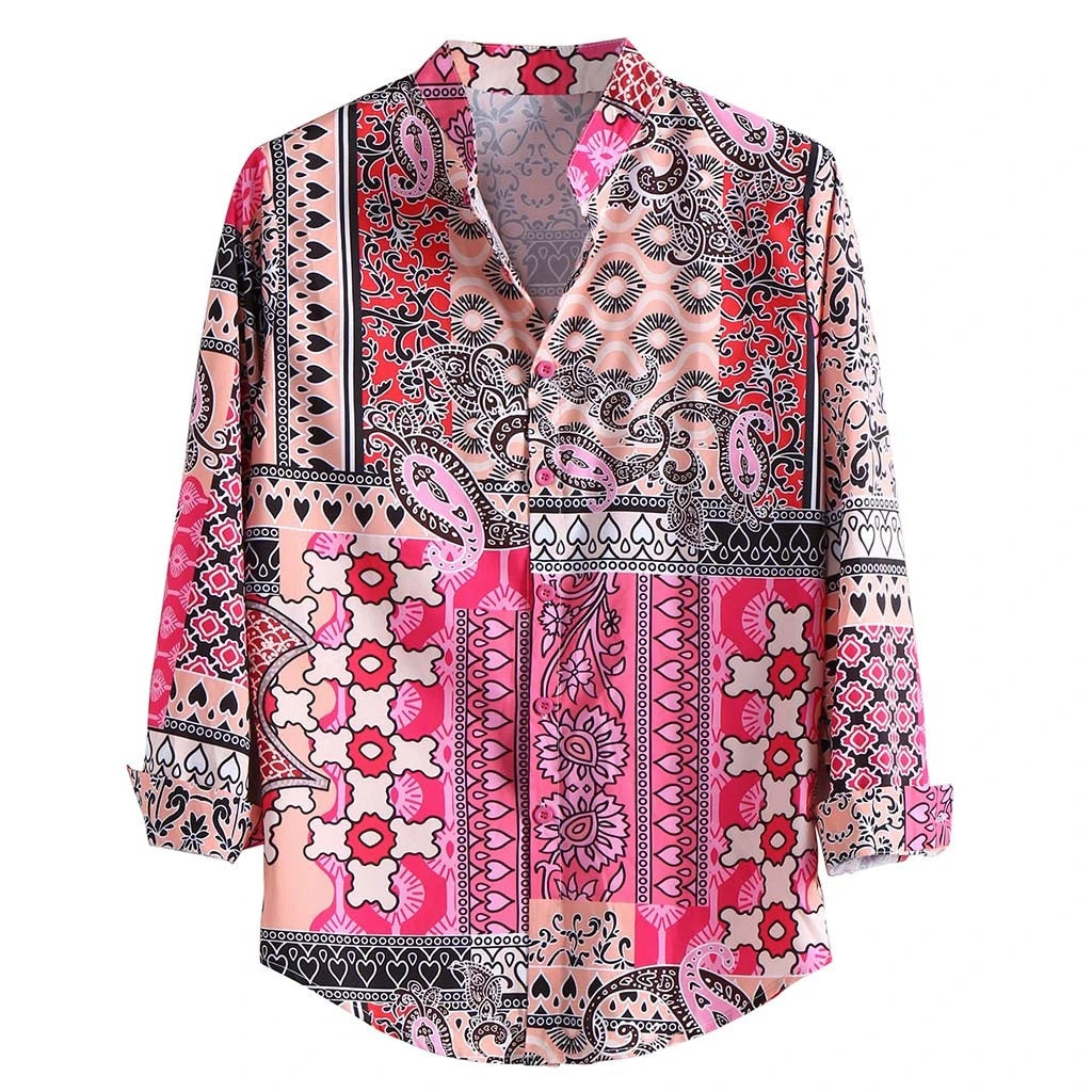 Rafael | Retro Floral Cotton Shirt