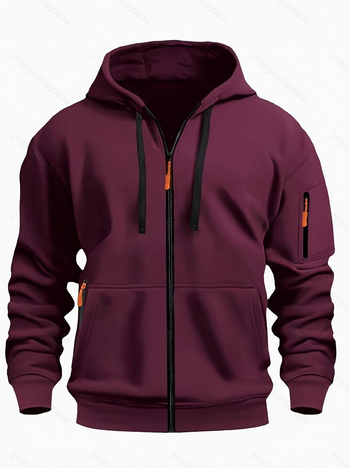 Evan | Wool-Lined Zip-Up Hooded Sweatshirt