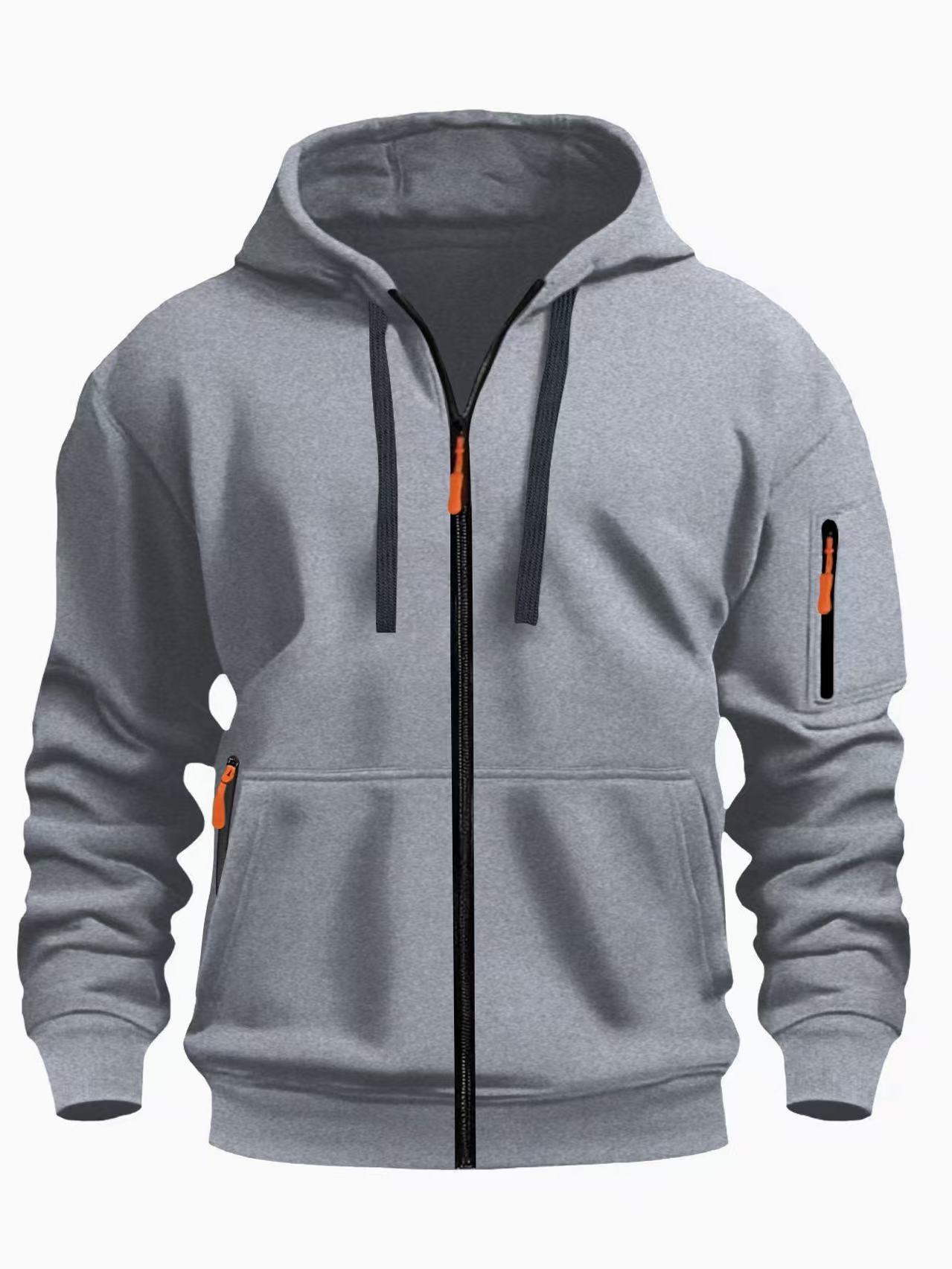Evan | Wool-Lined Zip-Up Hooded Sweatshirt