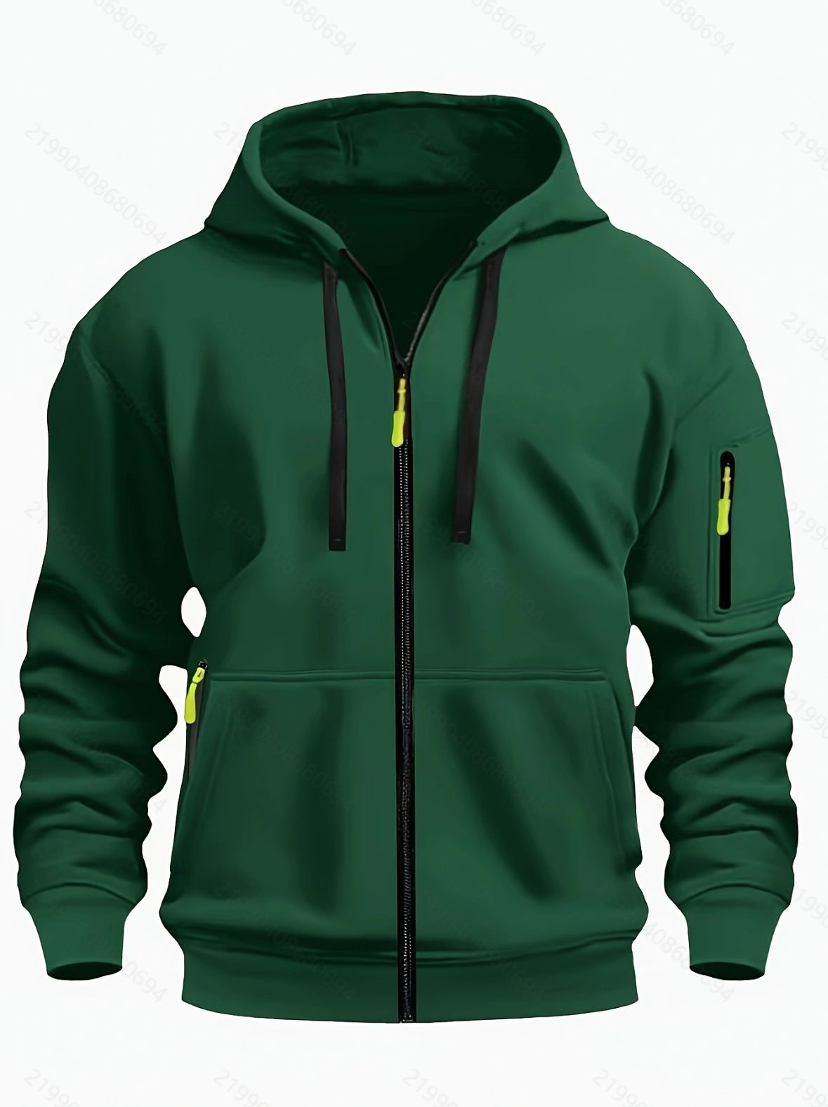 Evan | Wool-Lined Zip-Up Hooded Sweatshirt