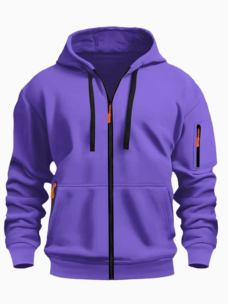 Evan | Wool-Lined Zip-Up Hooded Sweatshirt