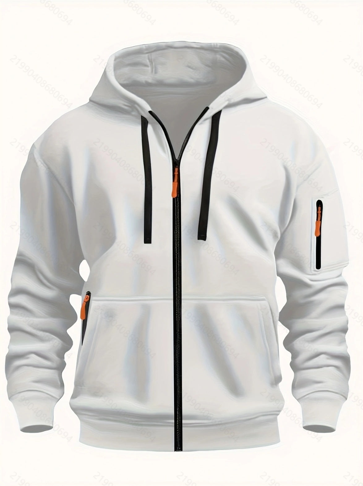 Evan | Wool-Lined Zip-Up Hooded Sweatshirt