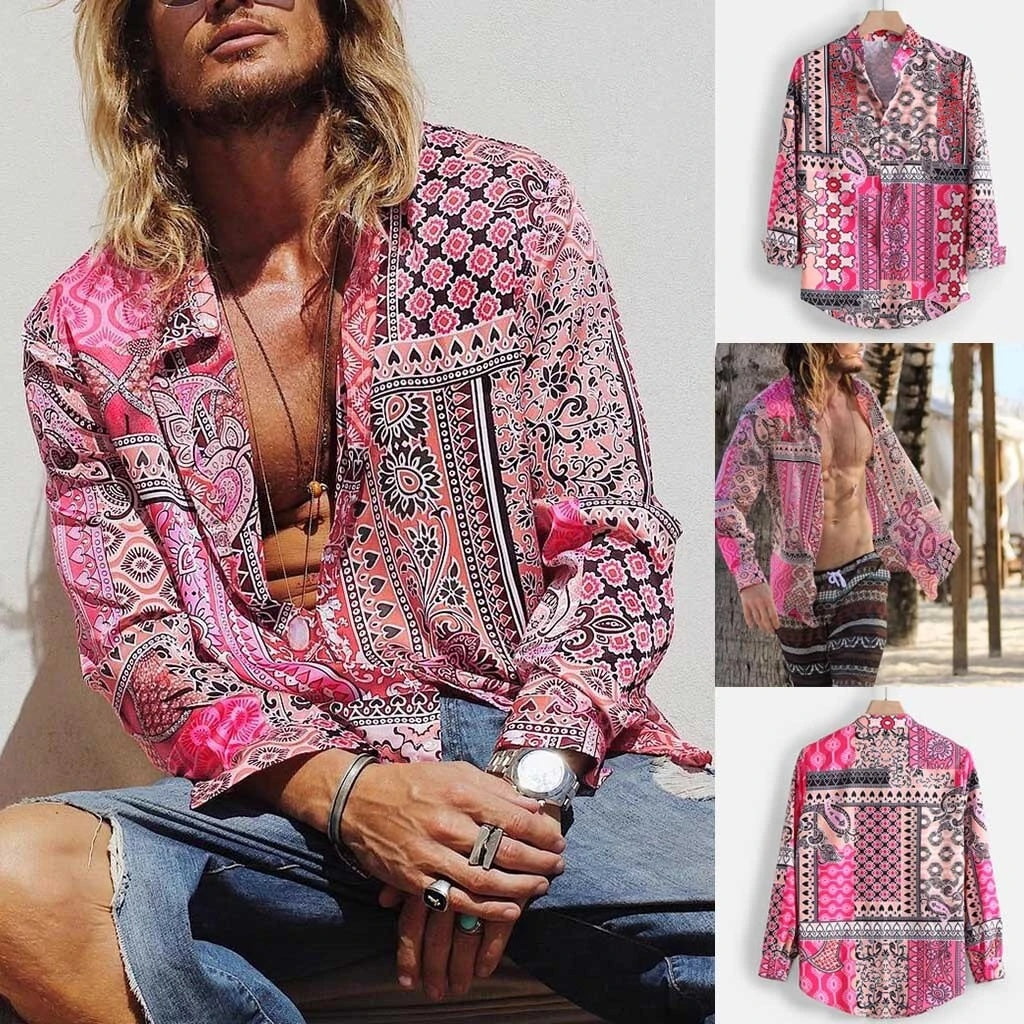 Rafael | Retro Floral Cotton Shirt