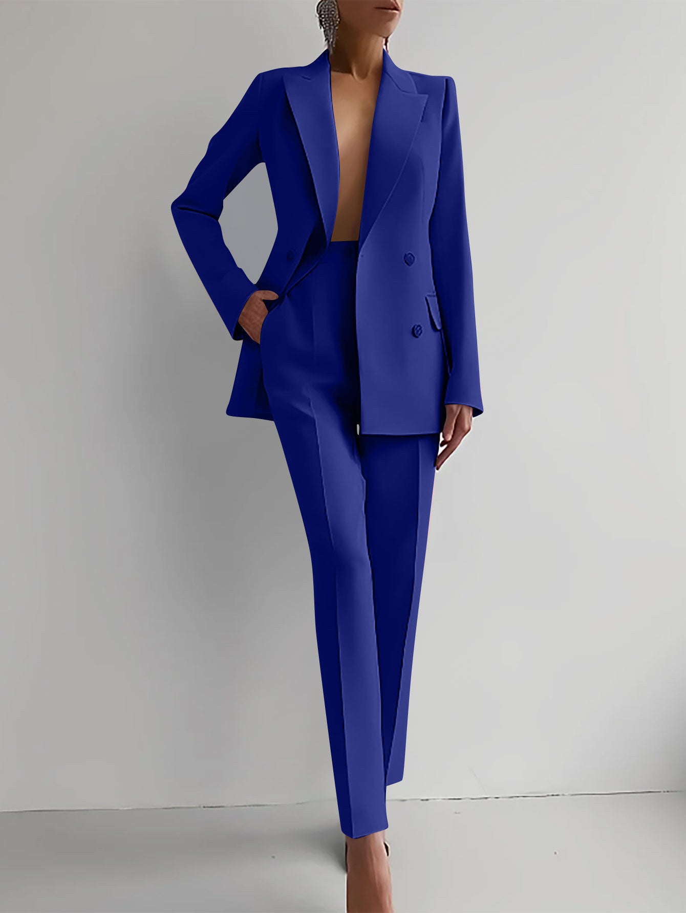 Camille | Women's Slim Fit Blazer & Trousers Set