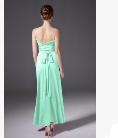 Amelia | Halter Crossover Backless Flow Dress | Milk Silk Bandage Gown