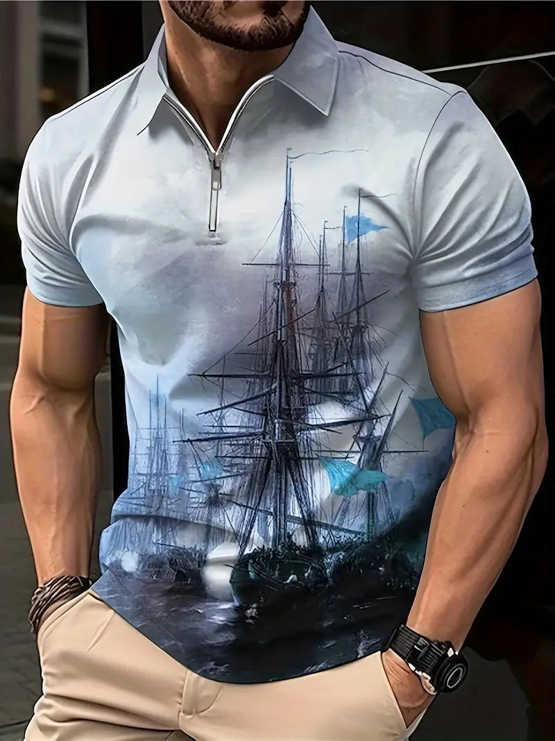 Men's Short Sleeve Streetwear Tee
