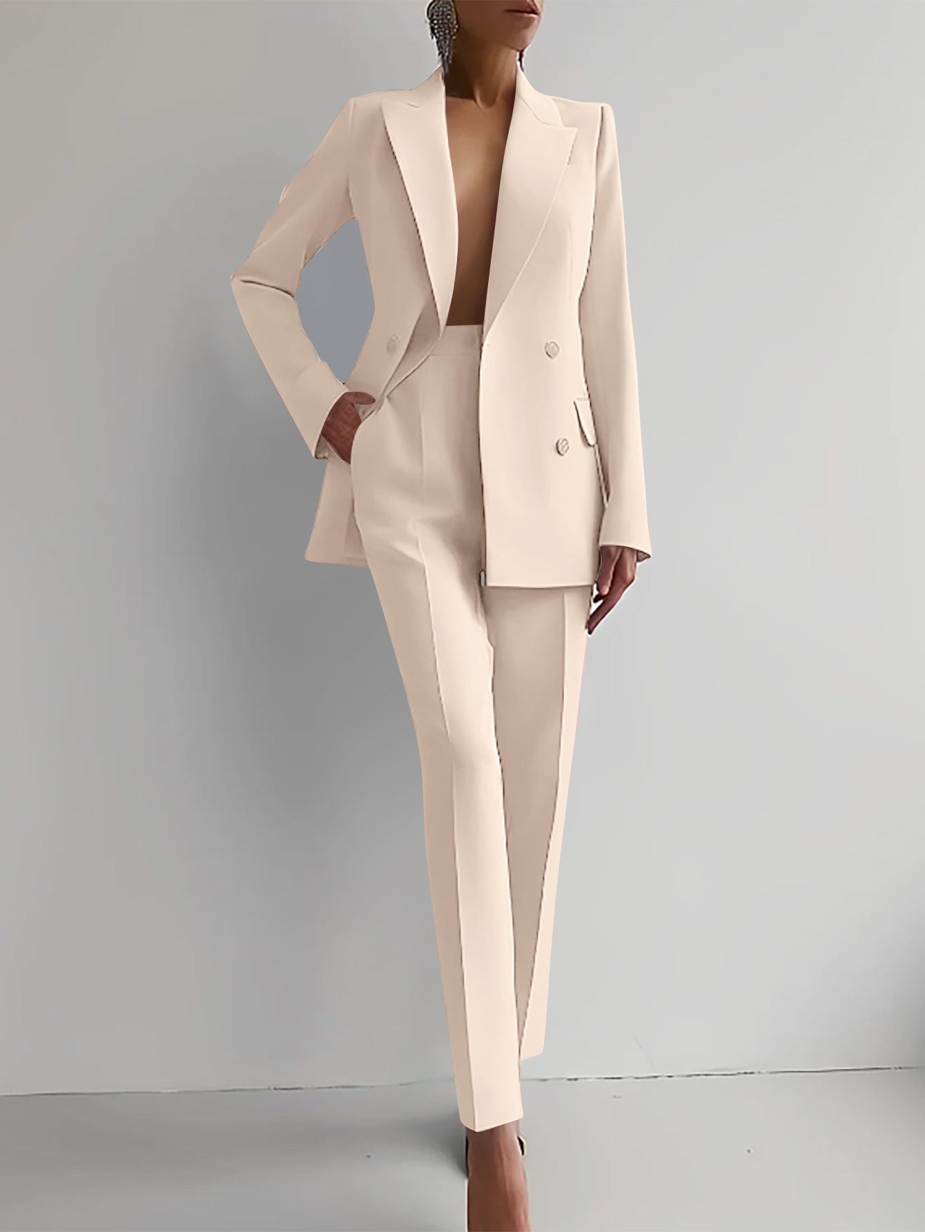 Camille | Women's Slim Fit Blazer & Trousers Set
