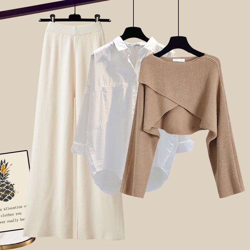 Artiselle | Women's Autumn & Winter 3-Piece Knitted Sweater Suit