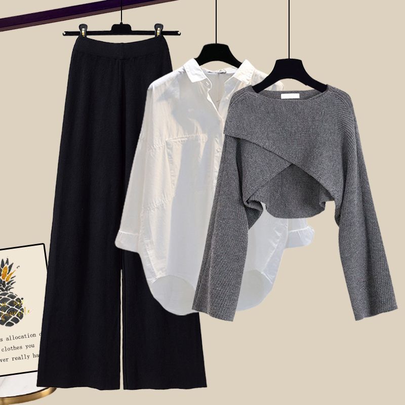 Artiselle | Women's Autumn & Winter 3-Piece Knitted Sweater Suit