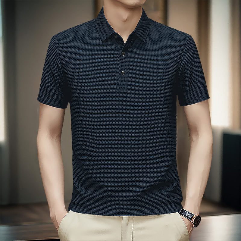 Men’s Lightweight Textured T-Shirt | Breathable Nylon Tee