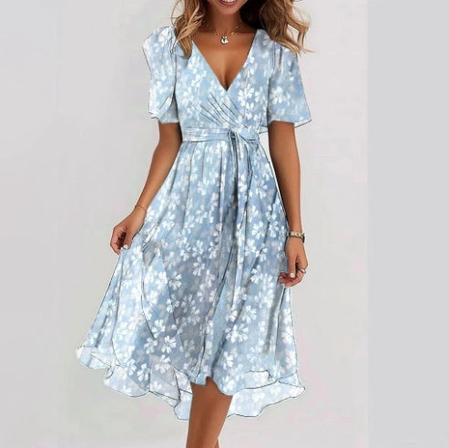 Jessa | Floral Chiffon Summer Dress for Women