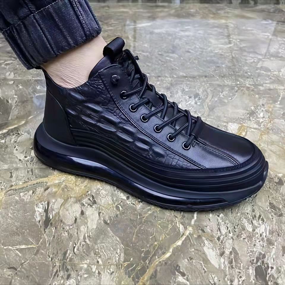 Men's Warm Air Cushion Sneakers Non-Slip Casual Shoes