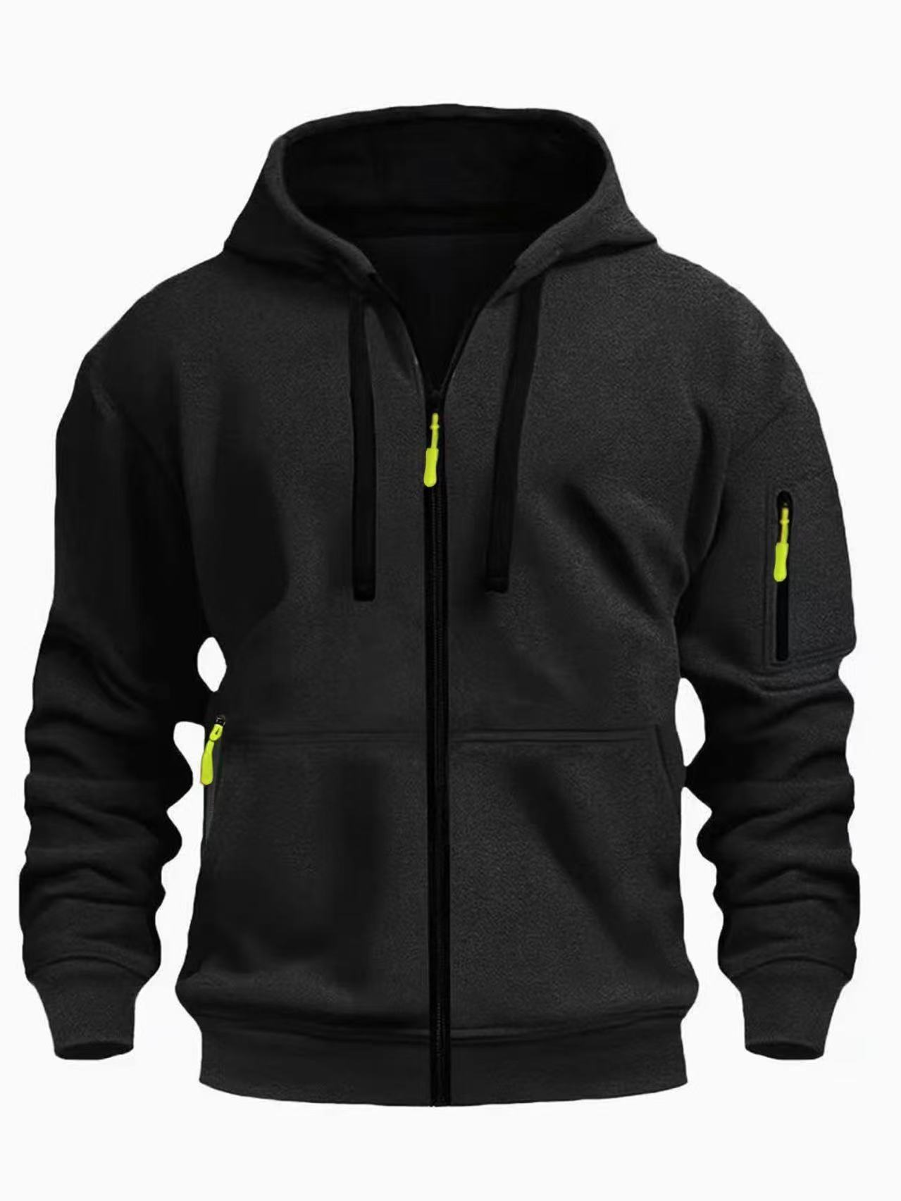Evan | Wool-Lined Zip-Up Hooded Sweatshirt