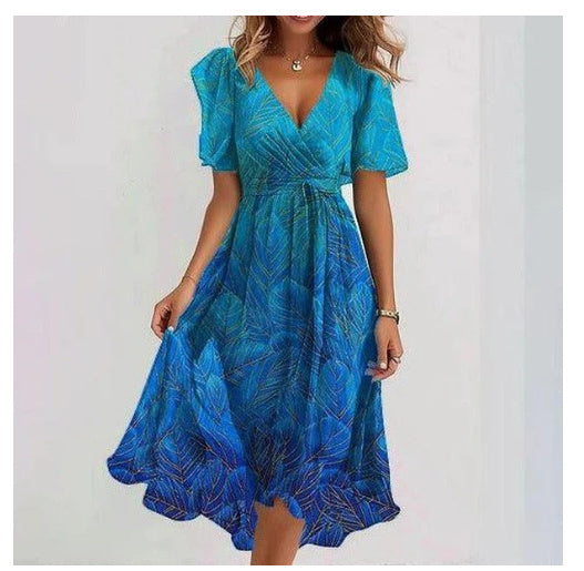 Jessa | Floral Chiffon Summer Dress for Women