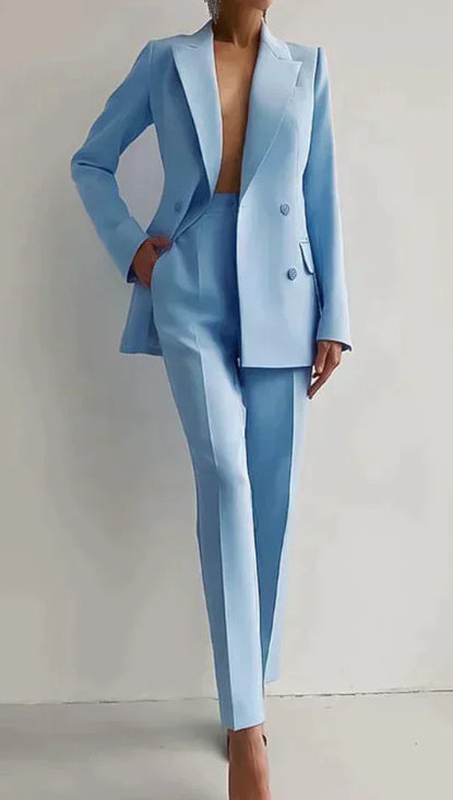 Camille | Women's Slim Fit Blazer & Trousers Set