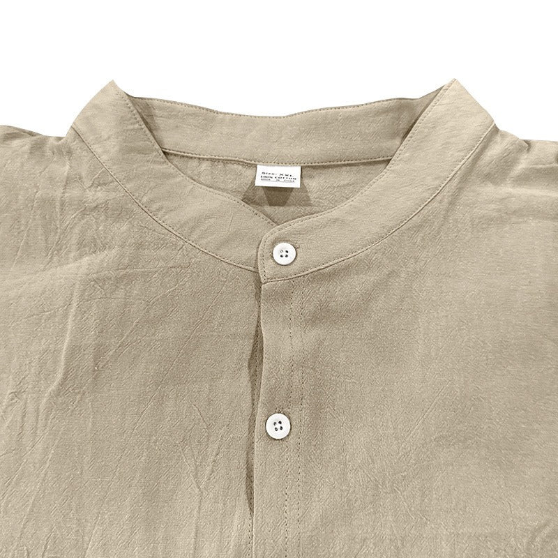 Ethan | Long Sleeve Linen Casual Shirt