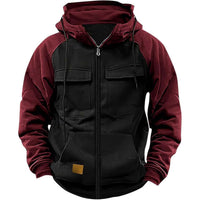 Vernon | Men's Multi-Pocket Sports Hooded Jacket