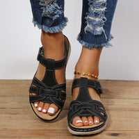 ClassicElegance Curve Plus Size Wedge Sandals