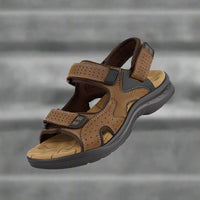StreamWalk Velcro Leather Men's Beach Sandals
