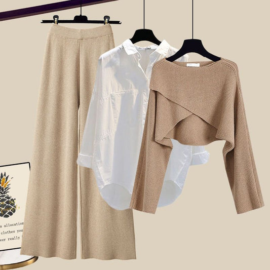 Artiselle | Women's Autumn & Winter 3-Piece Knitted Sweater Suit