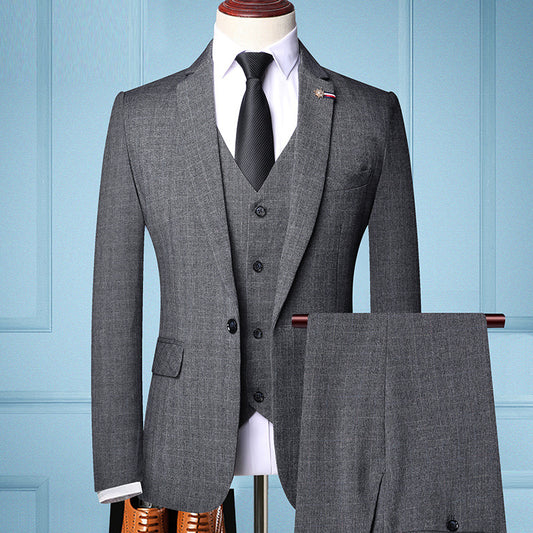 Liam | Classic Three-Piece Men's Suit – Customisable Set