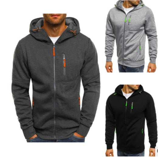 Evan | Wool-Lined Zip-Up Hooded Sweatshirt