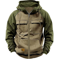 Vernon | Men's Multi-Pocket Sports Hooded Jacket