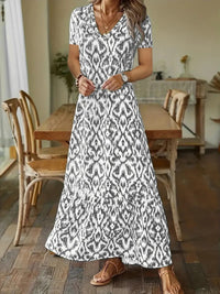 Averie | Bohemian Long Sleeve V-Neck Casual Dress