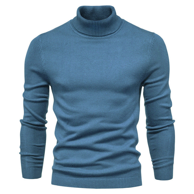 Men's Slim Pullover Turtleneck Sweater | Effortless Style and Warmth for Winter