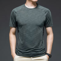 Men’s Quick Dry Running T-Shirt – Ice Silk Gym Tee for Summer Sports