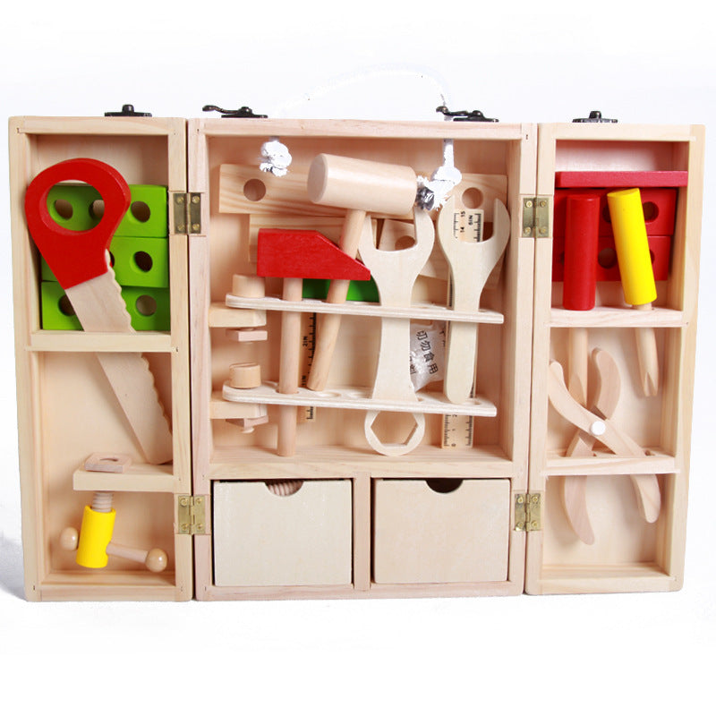 LittleBuilder | Wooden Simulation Toolbox Set