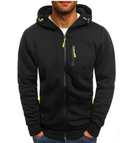 Evan | Wool-Lined Zip-Up Hooded Sweatshirt