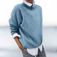 Emily | Two-Piece Look Knitted Commuter Sweater