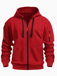Evan | Wool-Lined Zip-Up Hooded Sweatshirt