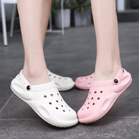 CasualEase EVA Hole Non-Slip Baotou Clog Sandals
