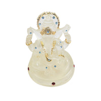 Luminous Ganesha Resin Sculpture