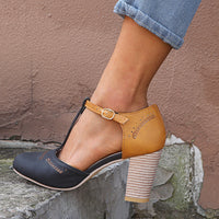 Belle | Vintage T-Strap Sandals