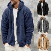 Noah | Men's Plush Fleece Hooded Jacket