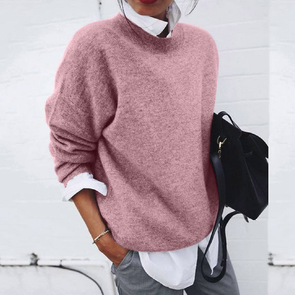 Emily | Two-Piece Look Knitted Commuter Sweater