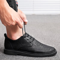 Men's low-top lace-up shoes