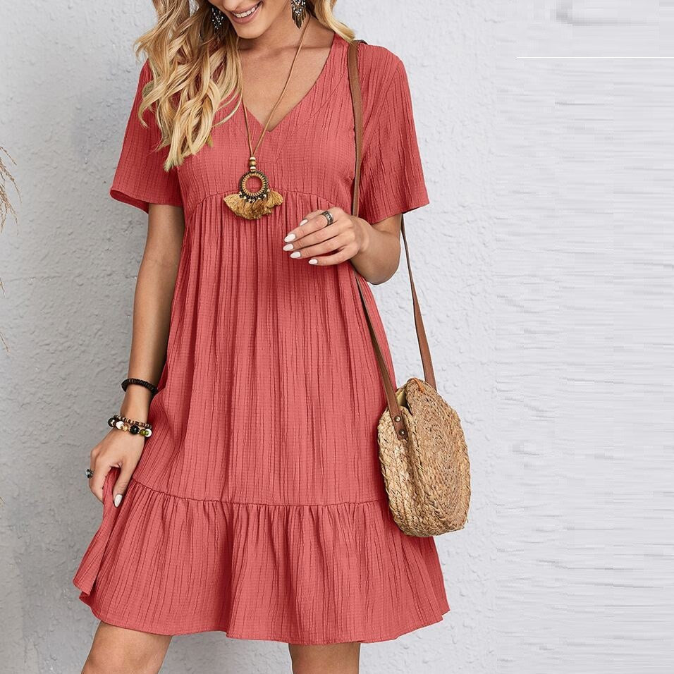 Olivia | V-Neck Loose Casual Summer Dress